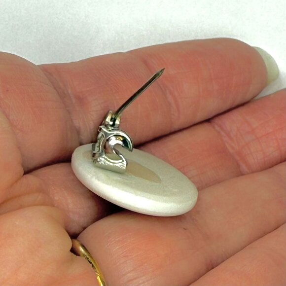 Inspirational Brooch Pin Ceramic My Grace Is Sufficient For You 1.25in Religious - Picture 4 of 10